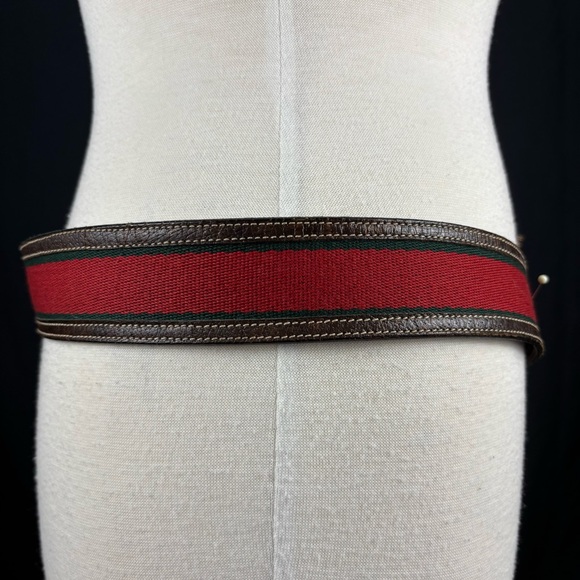 Vintage Gucci canvas and leather belt - Picture 5 of 10